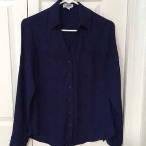 Women’s Express Blue Shirt | Size Small